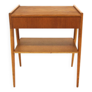 Scandinavian teak bedside table, AB Carlströms, Sweden, 1960