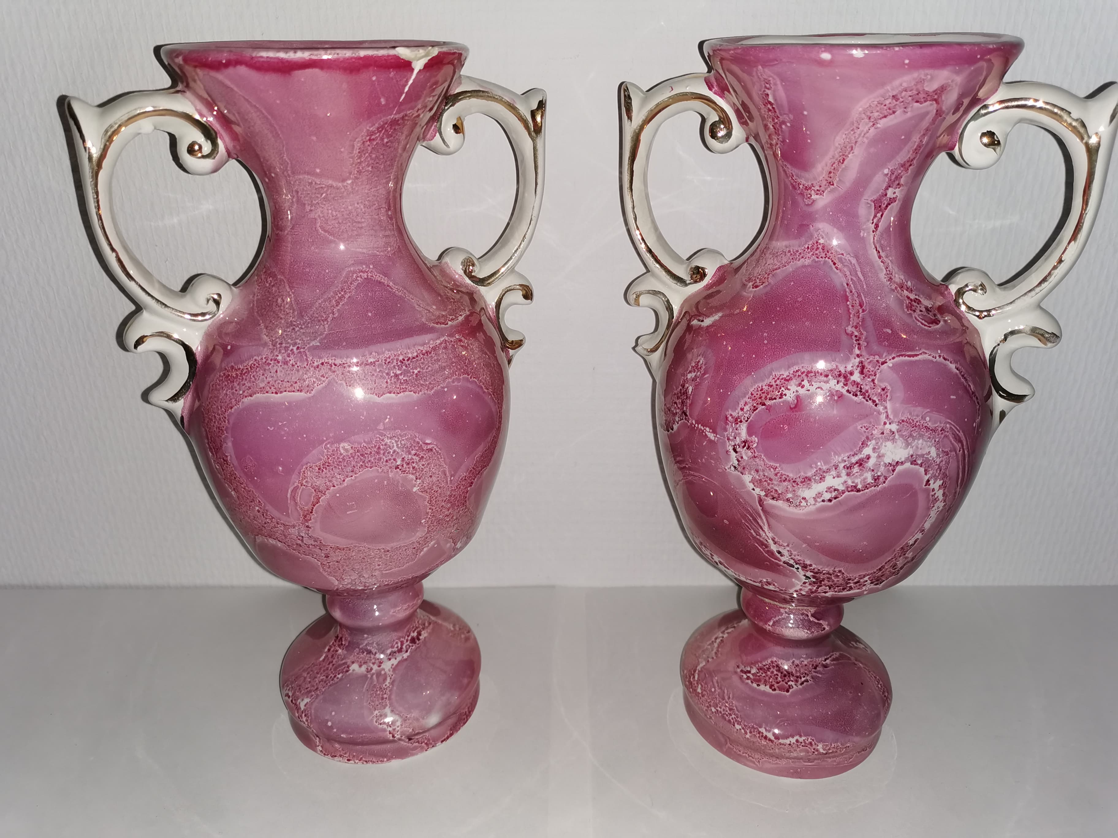 Decorative vase, ceramic i.C.A.P. Gualdo Tadino
