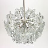 Glass ice Murano chandelier by Kalmar, Austria, 1960s