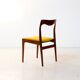 Set of 4 Mid-Century Teak Dining Chairs by AWA Netherlands 1960s