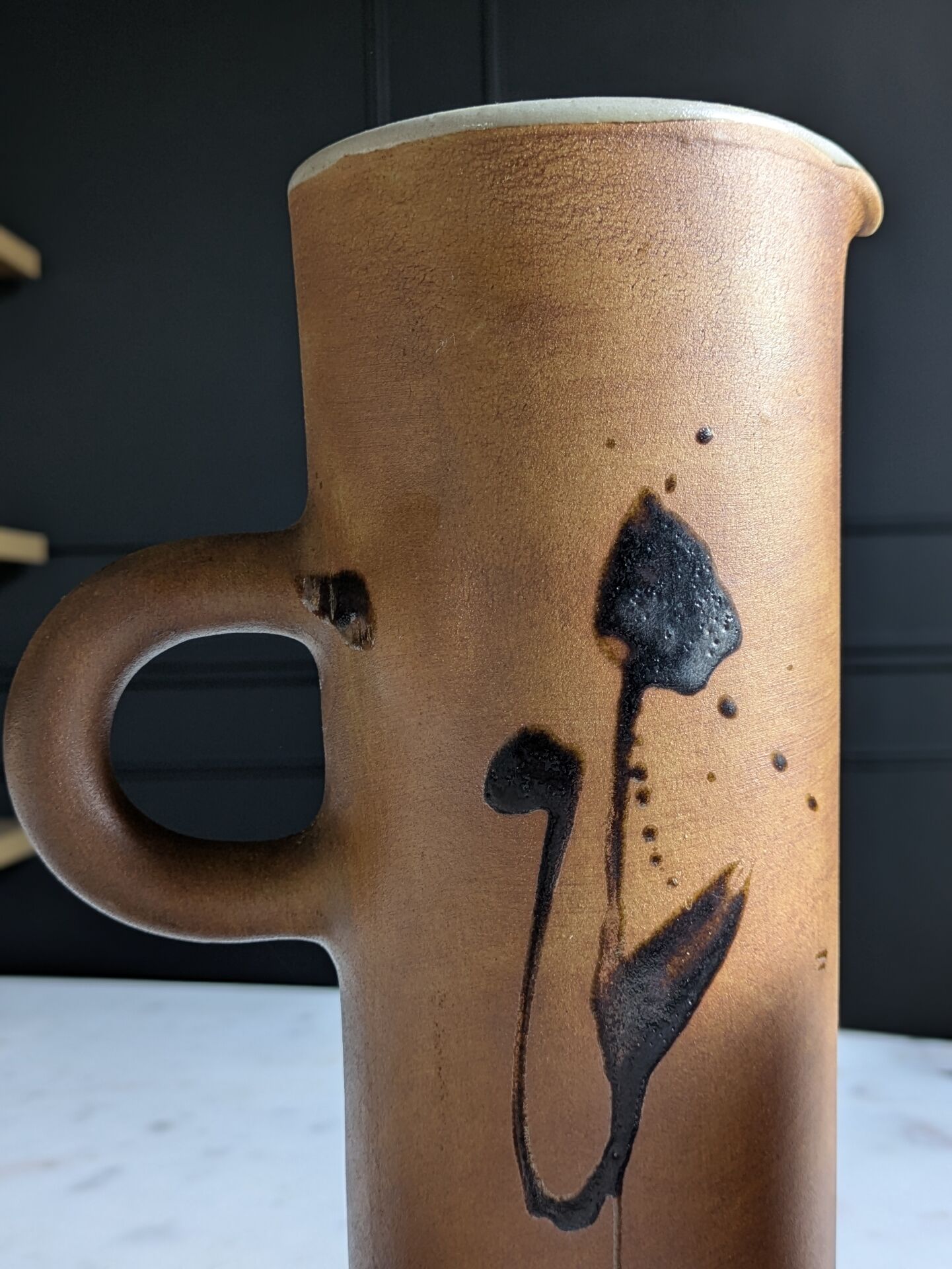 Rare stoneware ensemble "La Colombe" 60'