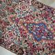 Ancient persian carpet kerman handmade 67cm x 125cm 1910s, 1b705