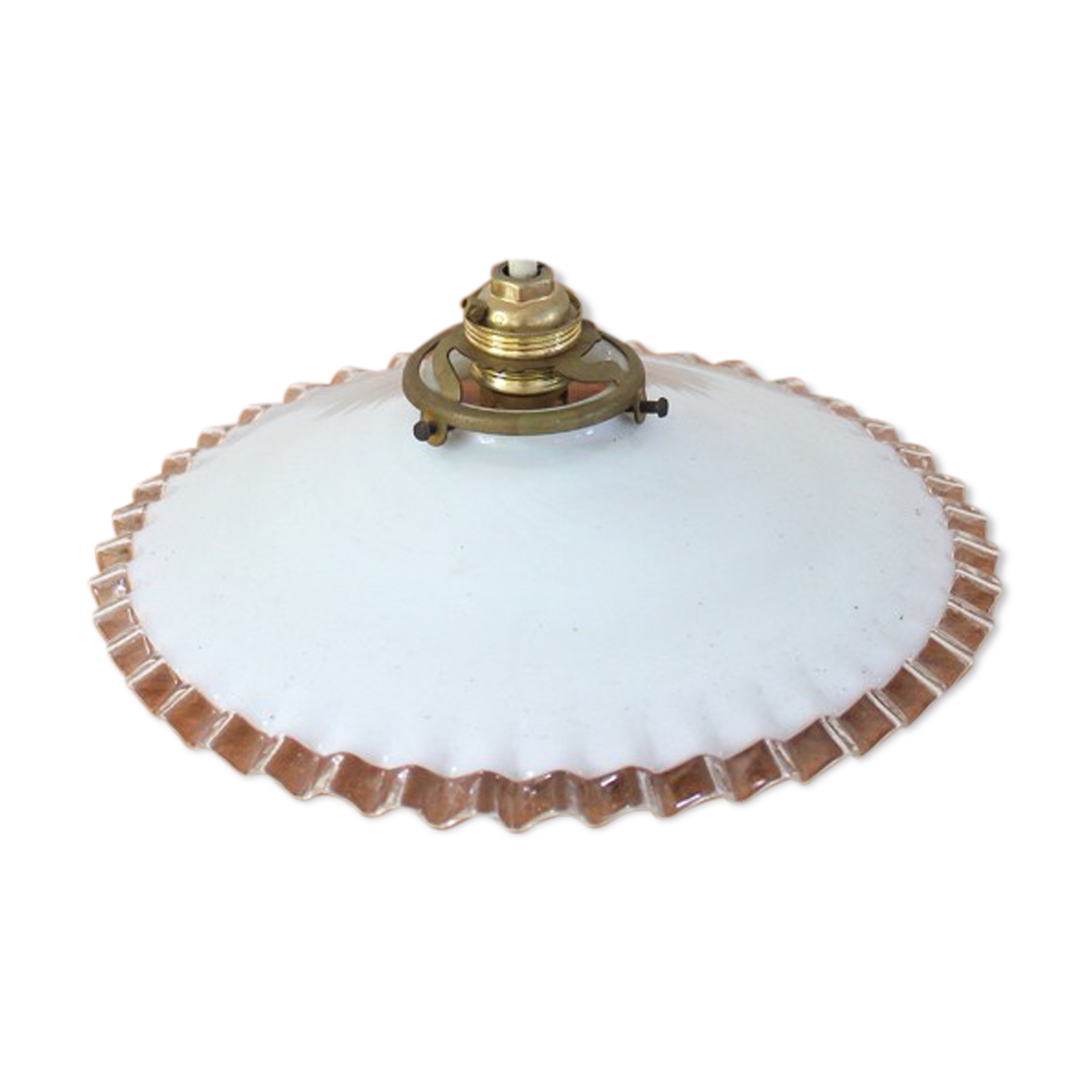 Hanging lamp in opaline