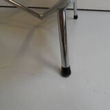 Vintage sidetable with chrome base 1950's