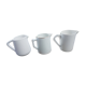 Lot of white porcelain pitchers