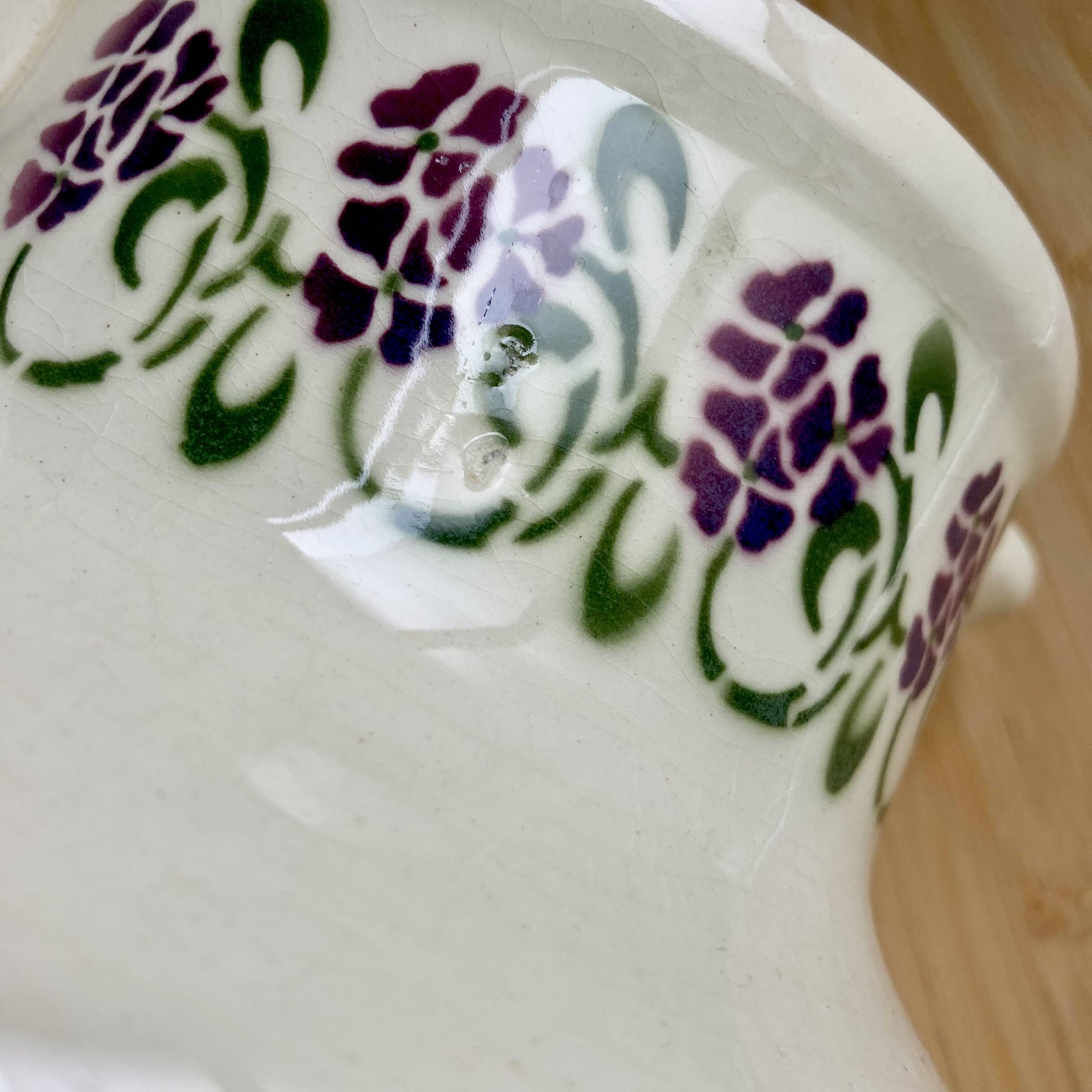 Pitcher / Vase / Jug - Ironstone - Art Nouveau