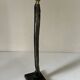 Vintage 60s metal brutalist lamp