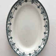 Plat ovale terre de fer "Mogador" Saint Amand