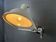 1970s white satin Italian wall lamp by Grignani for Luci