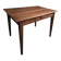 Table française ancienne en noyer avec tiroir, vers 1900–1920