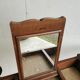 Coiffeuse milieu xxe style louis xv bois marqueté