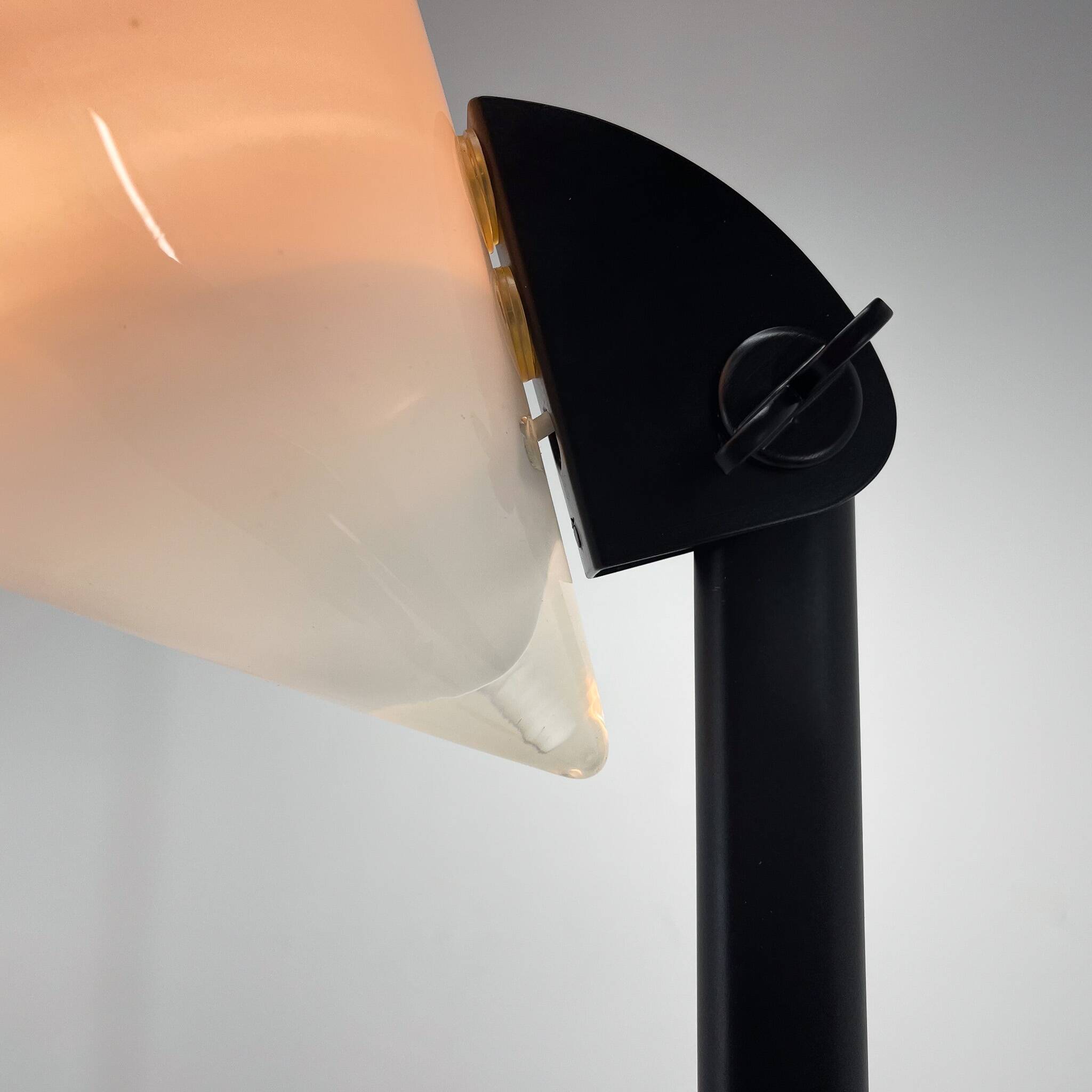 1970s Murano Glass & Metal Floor Lamp, Italy