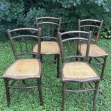 Canned bistro chairs
