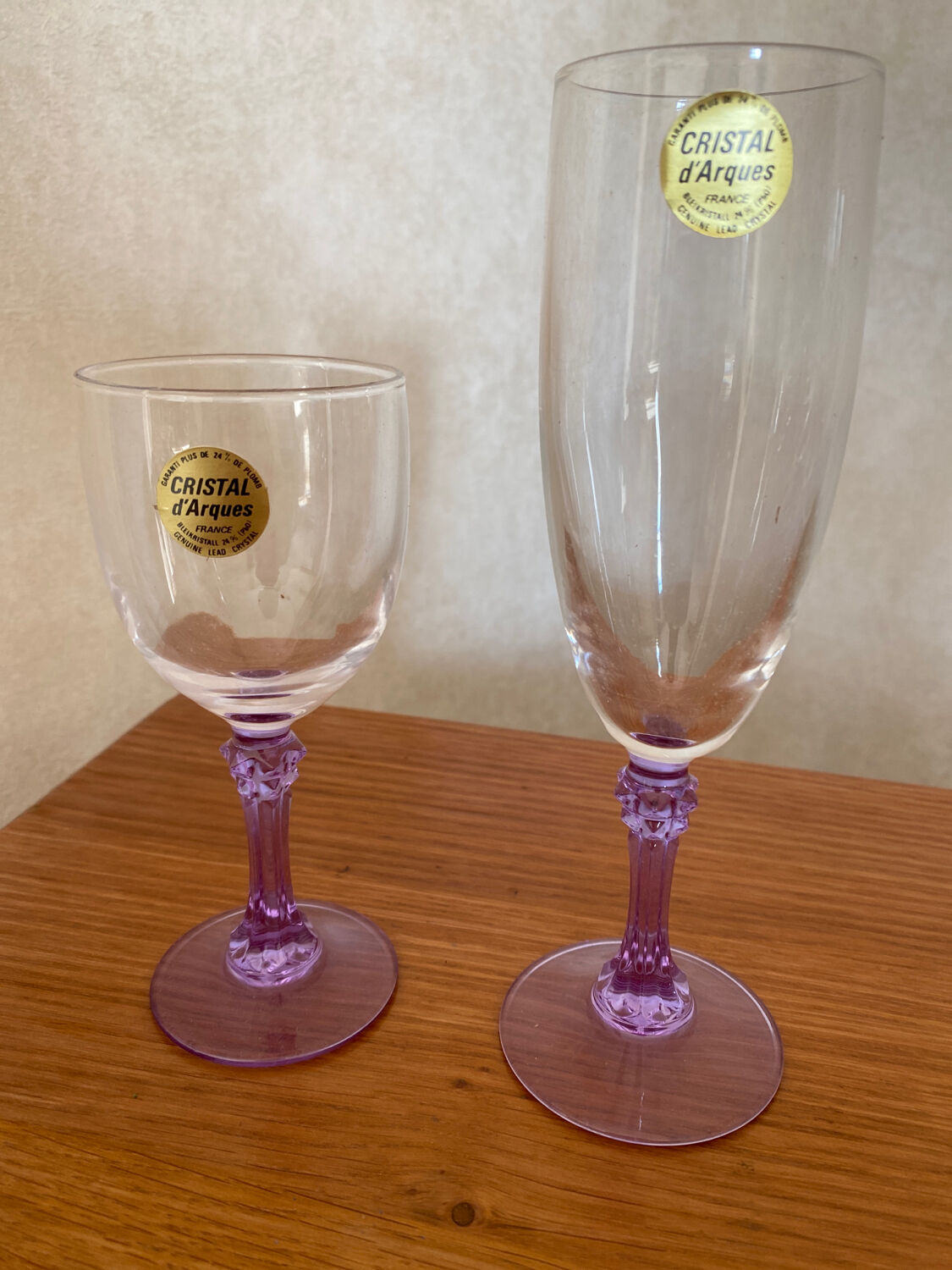 Crystal glass Vintage Lilac series