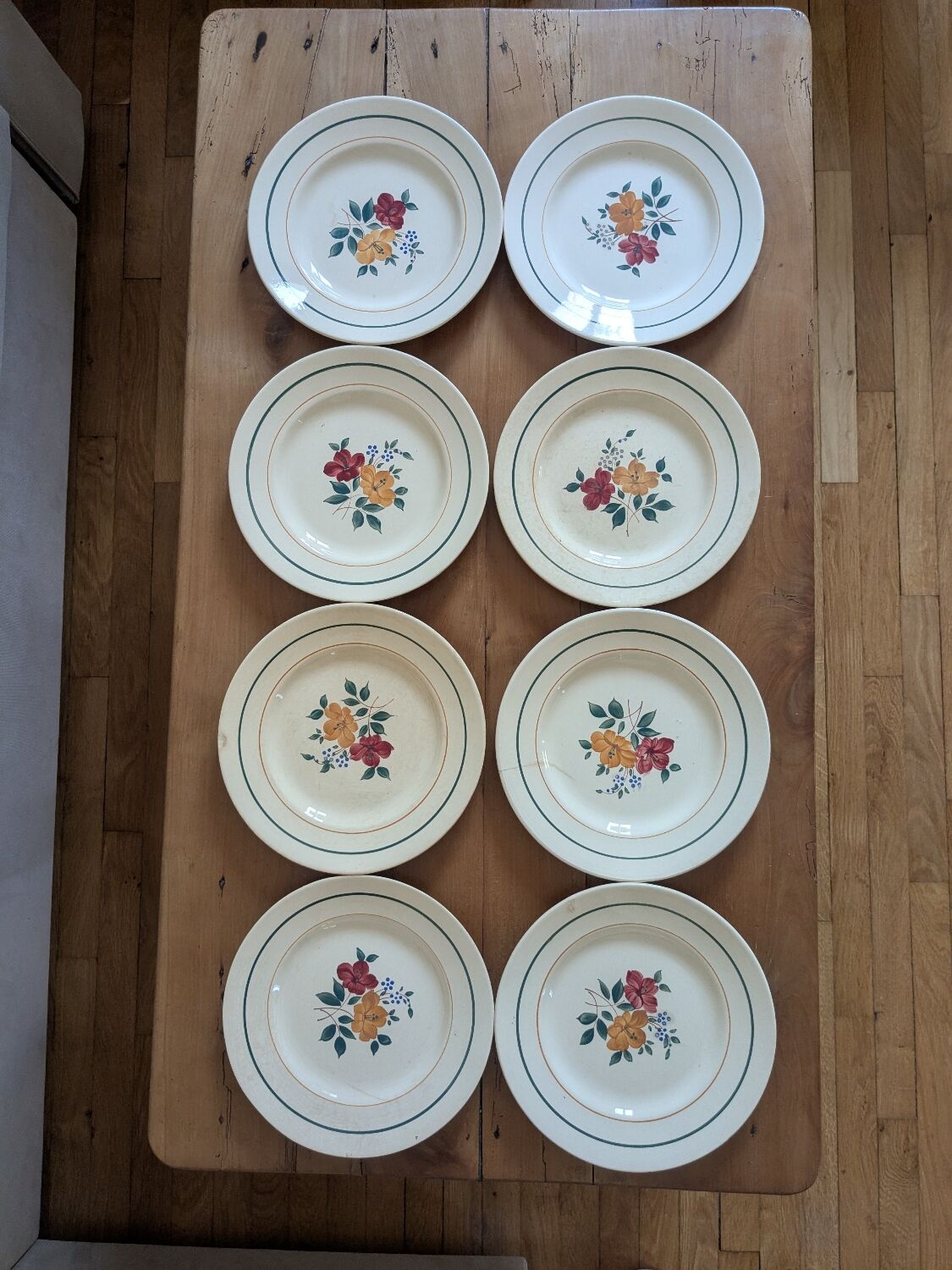 8 Marielle Saint Amand dinner plates