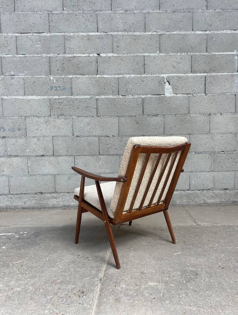 Boomerang armchair