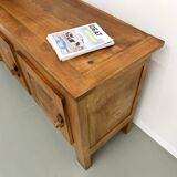 1950s Brutalist Sideboard in Solid Elm