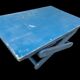 Vintage adjustable coffee table
