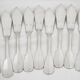 Ercuis Valois, Uniplat fish cutlery set 26 pieces silver-plated, excellent condition.