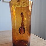 Amber glass decanter from Biot