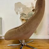 Velvet bucket chair - Mod'plastia