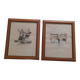 Duo de dessins Florence Italie