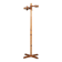 Minimalist organic coat rack in pine from the 1970s in space age style.