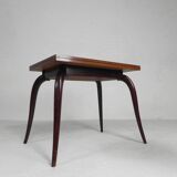 Gaming table, portfolio table, with folding, rotating top