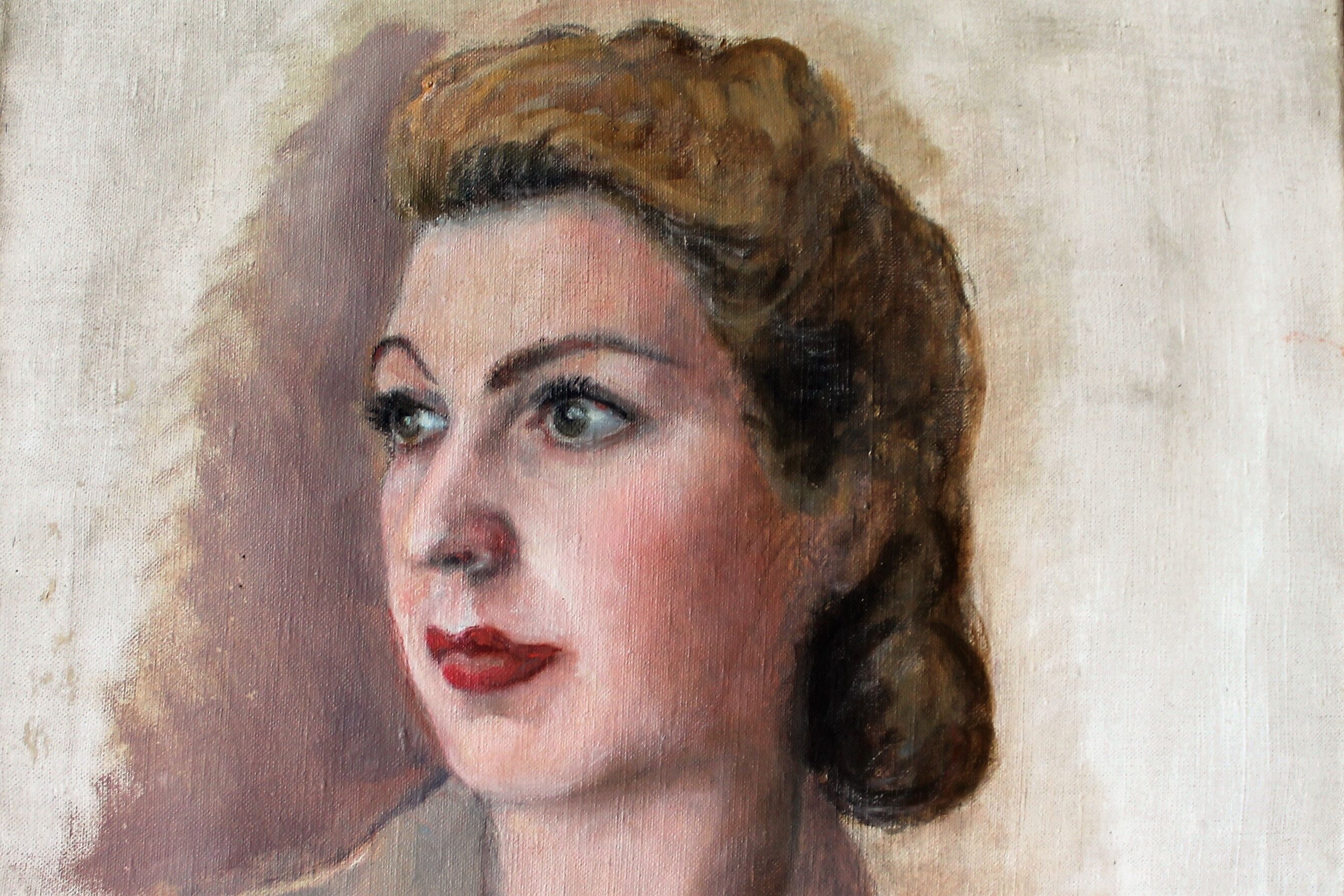 Oil portrait of Auguste Valère