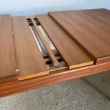 Scandinavian extendable table in teak 149/225x86cm vintage an60