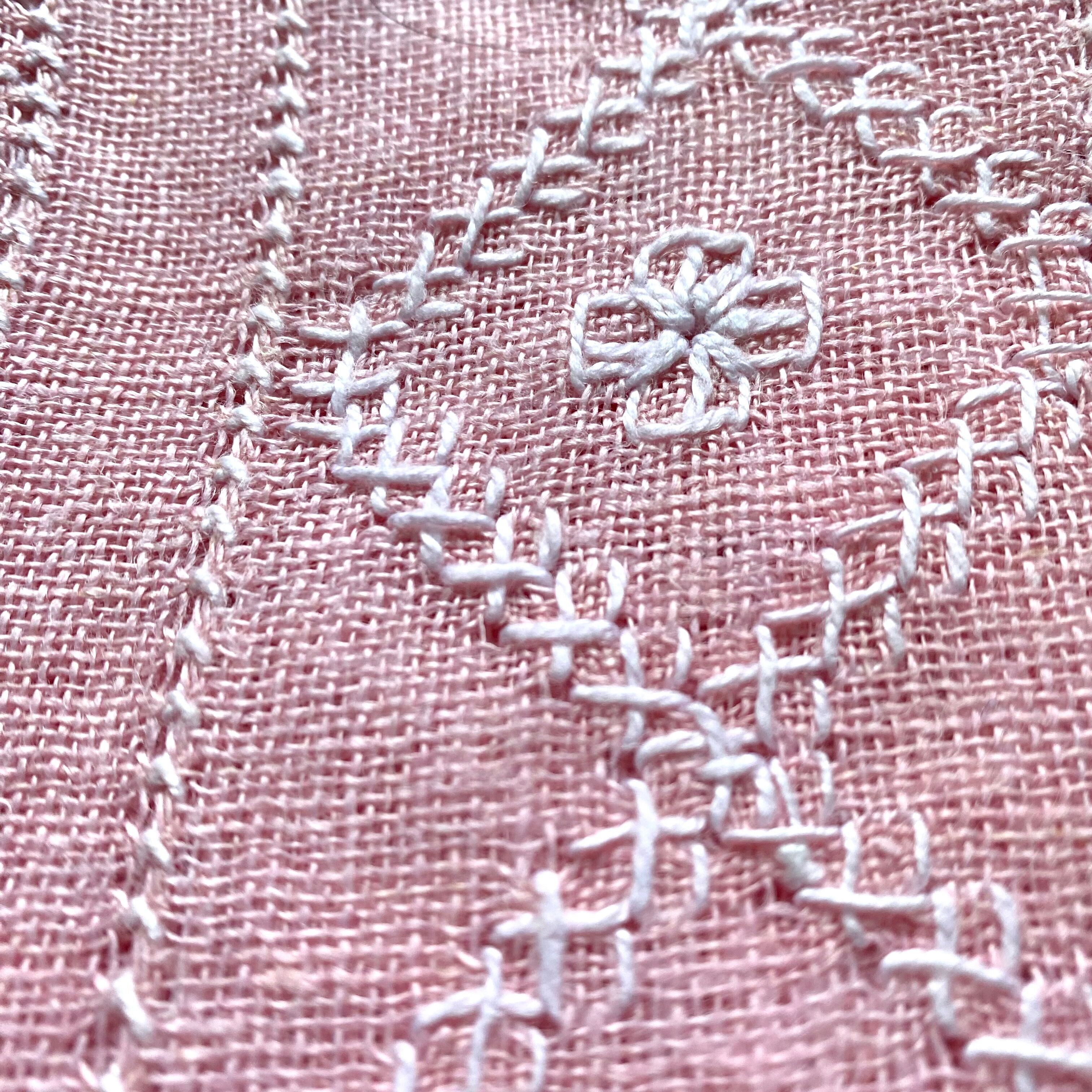 Openwork embroidered napkins