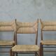 Mid-century italian dining chairs, 1950s, set of 5