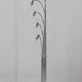 1970s Chrome and Marble Floor Lamp , Italy