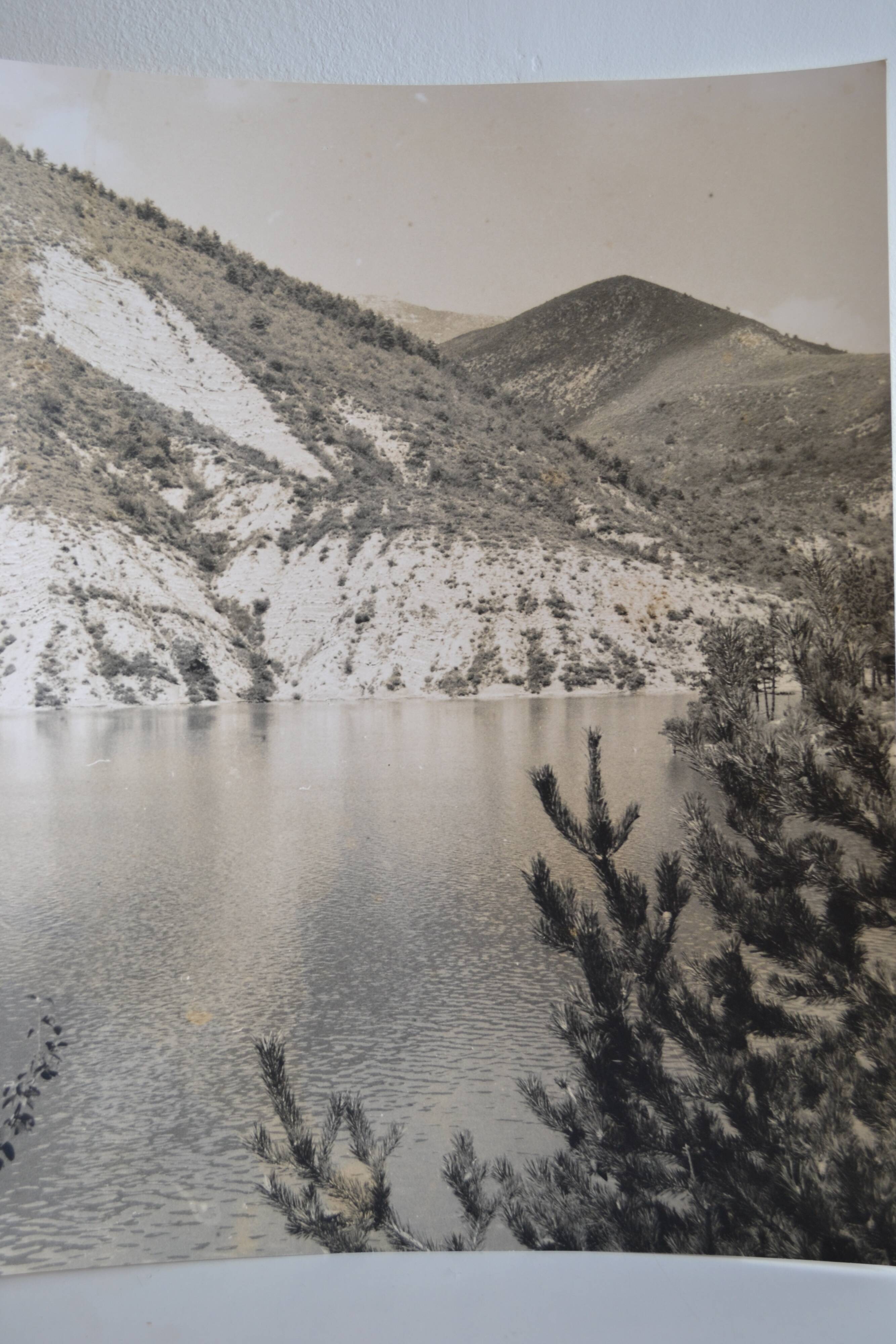 Anonymous silver photo lake of sainte croix circa 1970