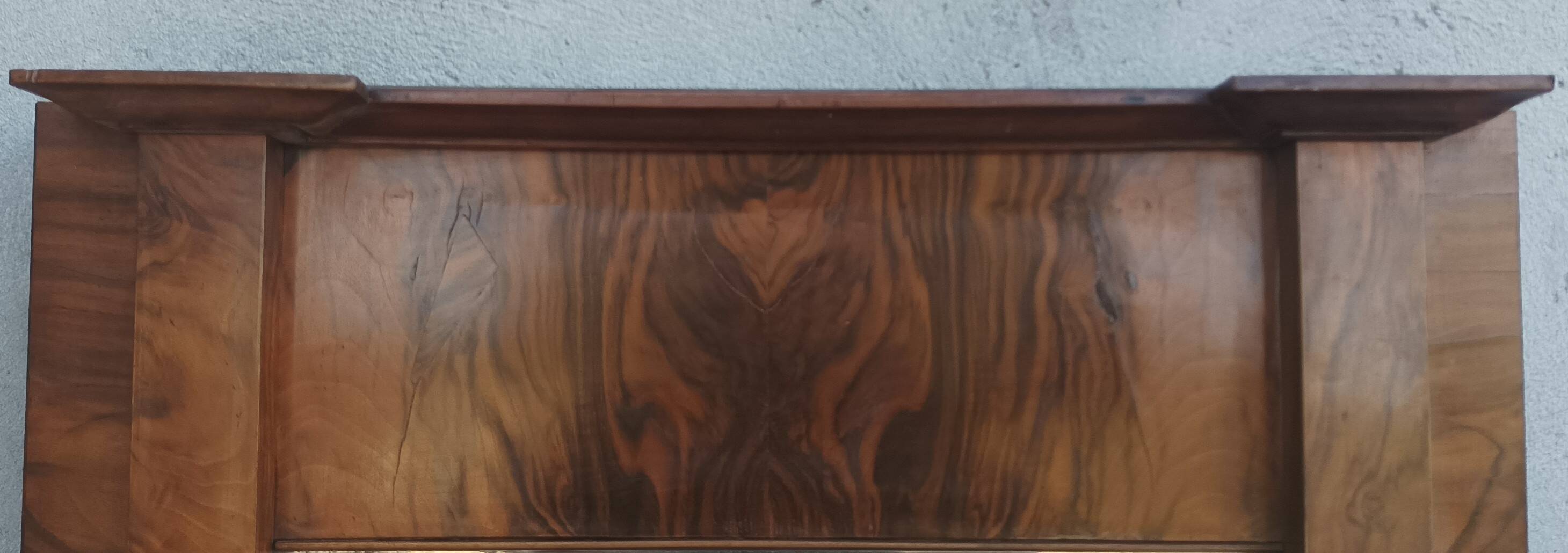 Empire mirror in mahogany