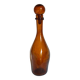 Carafe à trois faces en verre soufflé de Biot années 60