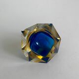 Murano Sommerso Glass Ashtray, 1960s