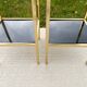 Pair of bedside tables or side tables, Hollywood Regency style,
