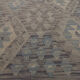 Blue Grey Traditional Handwoven Afghan Kilim Rug 124x182cm