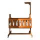 Vintage Scandinavian wooden cradle
