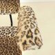 Fauteuil vintage moderniste léopard