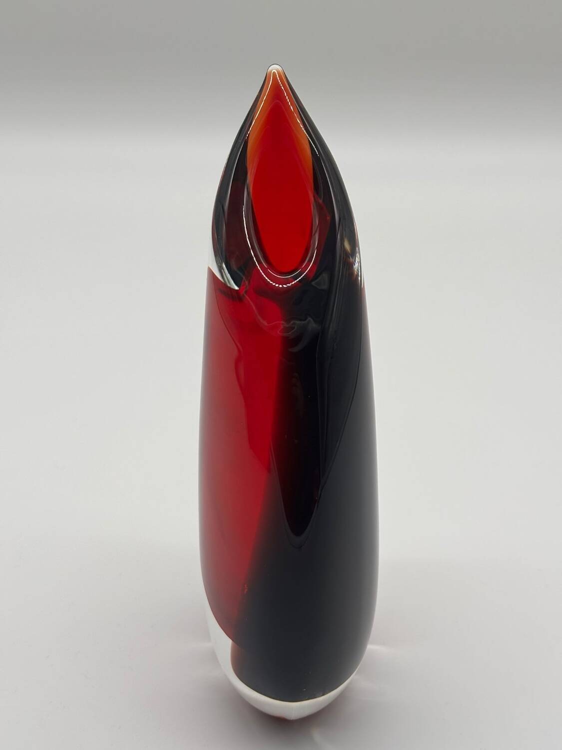Murano vase "sommerso" signed Oball – Italian art glass
