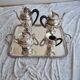 Service a thé et a café empire argent
