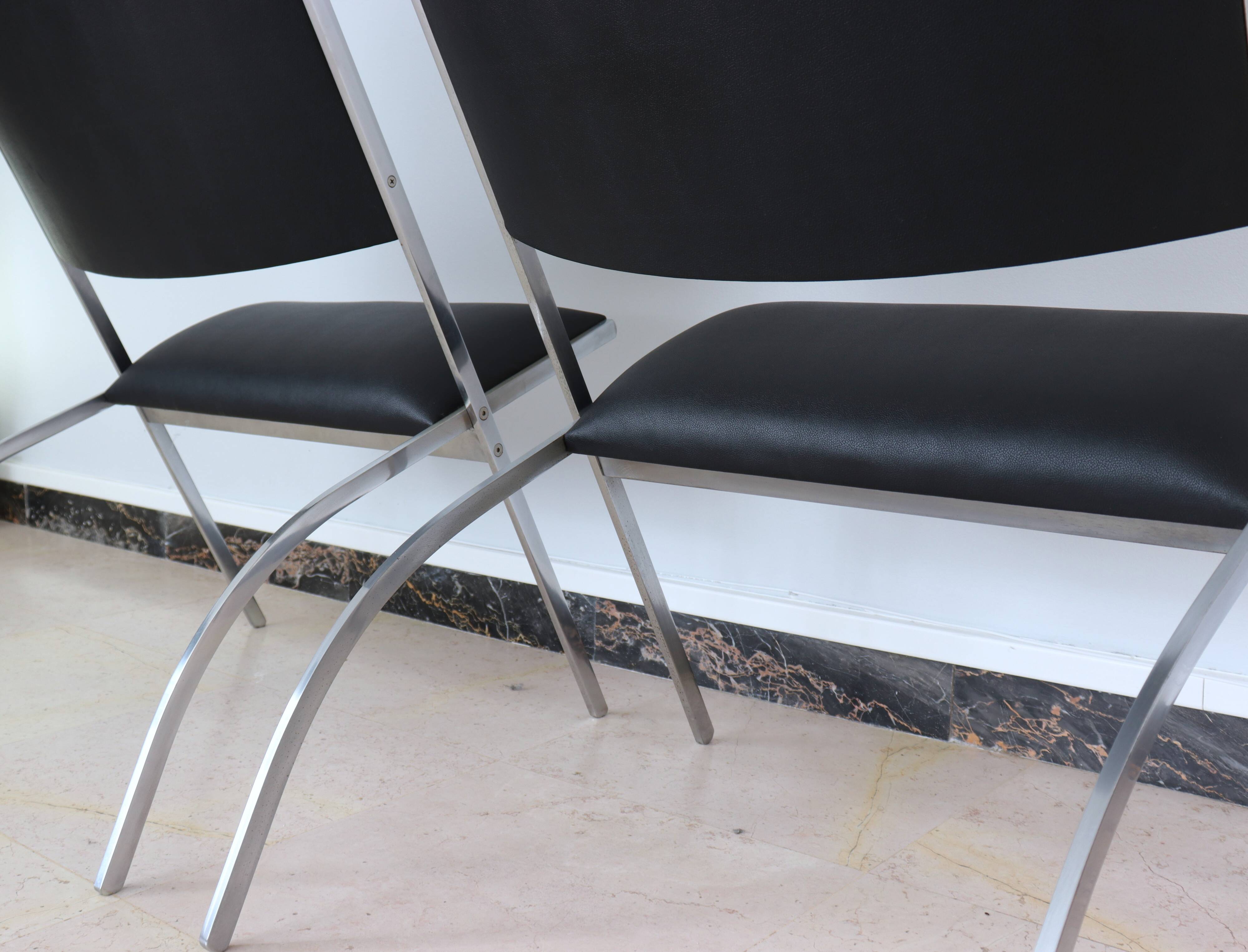 Pair of "Gabriella chairs" by Gio Ponti