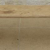 Two benches in their solid wood patinas