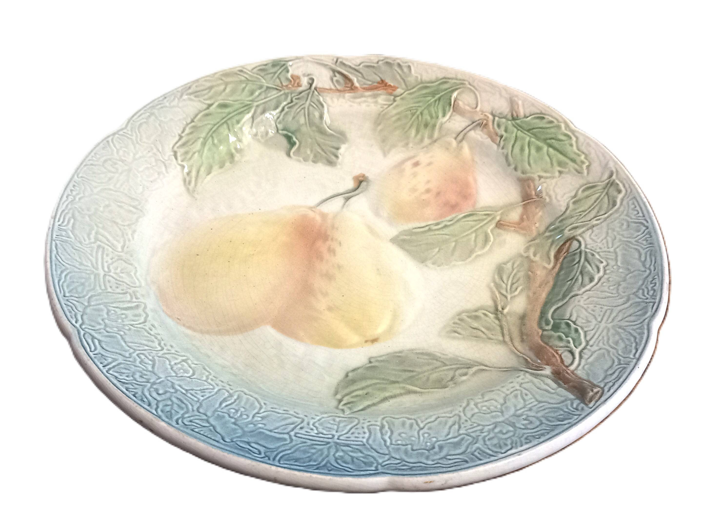 Old St-Clément barbotine plate