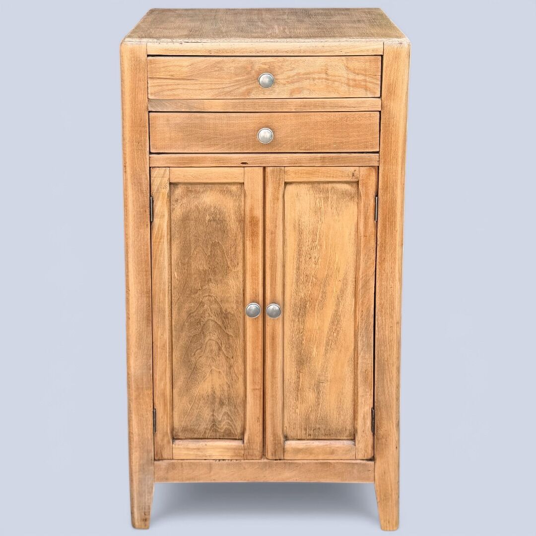 Rustic wooden buffet from Paris, 1940.