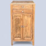 Rustic wooden buffet from Paris, 1940.