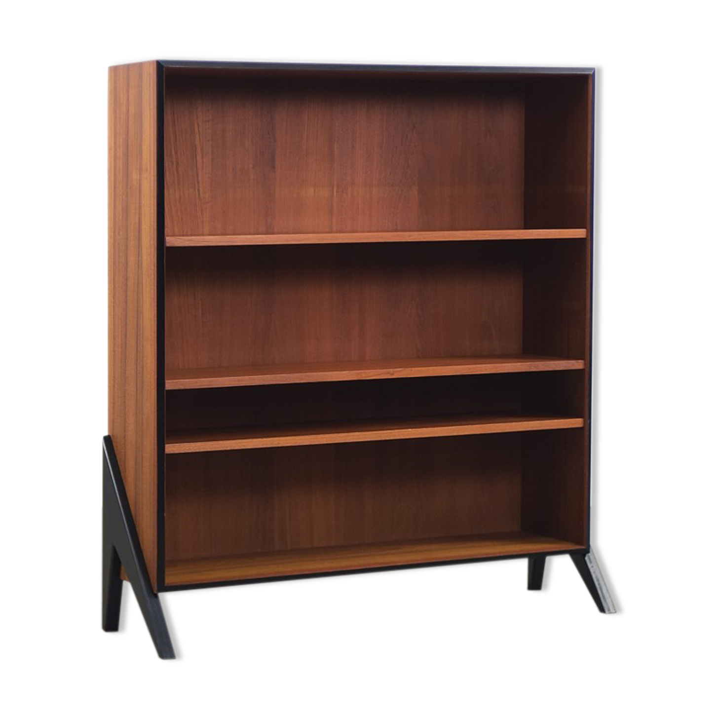 Mid-Century Modern Teak Swedish Bookcase, 1960s
