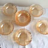 Set of 9 ear cups croix verte huilor from the 50s/60s